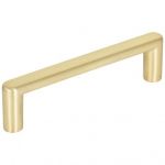 96 mm Center-to-Center Brushed Gold Gibson Cabinet Pull