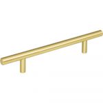 128 mm Center-to-Center Brushed Gold Naples Cabinet Bar Pull