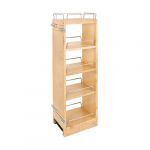 Natural Maple Five Shelf Pullout with Soft-Close for Face Frame 36"+Height Wall 12"
