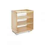 14" Pullout Wood Base Cabinet Organizer