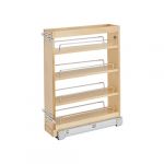 5"W x 19"D Pullout Wood Base Cabinet Organizer with Soft-Close Slides