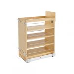 11" Pullout Wood Base Cabinet Organizer with Blumotion Soft-Close Slides