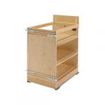 14" Pullout Wood Base Cabinet Organizer with Blumotion Soft-Close Slides