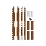 Brown Pilaster Upright Kit for 4PIL Series