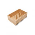 Natural Maple Tall Drawer Box with Blumotion Soft-Close for 18" Drawer-Door Base
