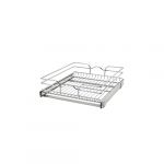 18"W x 20"D Base Cabinet Pull-Out Chrome Wire Basket