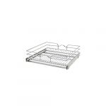21"W x 20"D Base Cabinet Pull-Out Chrome Wire Basket