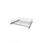 24"W x 22"D Base Cabinet Pull-Out Chrome Wire Basket