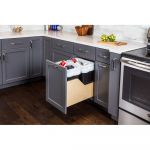 Pre-assembled 35Qt Double Pullout Waste Container System - CDM-WBMD35B