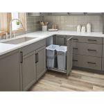 Chrome Trashcan Pullout - SWS-MBMD35GPC