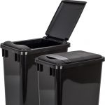 Lid for 35Qt Plastic Waste Container Black - CAN-35LID