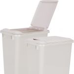 Lid for 50Qt Plastic Waste Container White - CAN-50LIDW