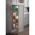 12" x 86" Chrome Wire Pantry Pullout - CPPO1286SC