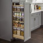 Wood Pantry Cabinet Pullout 11 1/2" x 22 1/4" x 60" - PPO2-1160