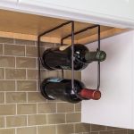 Under Cabinet Wine Bottle Rack Bronze - WBH-DBAC-R