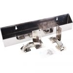 14 13/16" Stainless Tipout 2 Tray Set - TOSS14-R