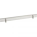 17" Shoe Fence for Shelving Satin Nickel - SF17-SN