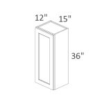 W1536 Chatham Hunter Green Shaker Pre-Assembled