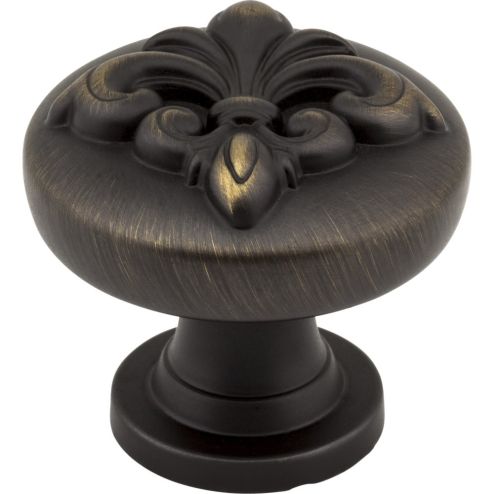 1-3/8" Diameter Antique Brushed Satin Brass Lafayette Cabinet Knob - 218ABSB