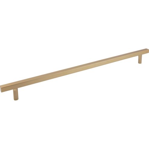 18" Center-to-Center Satin Bronze Square Dominique Appliance Handle - 845-18SBZ