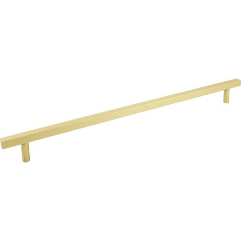 18" Center-to-Center Brushed Gold Square Dominique Appliance Handle - 845-18BG
