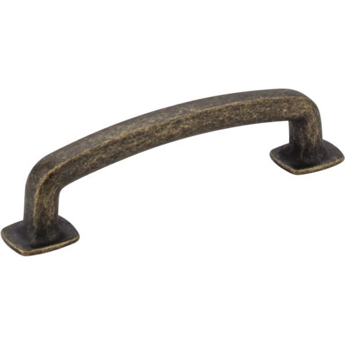 96 mm Center-to-Center Distressed Antique Brass Belcastel 1 Cabinet Pull - MO6373ABM-D