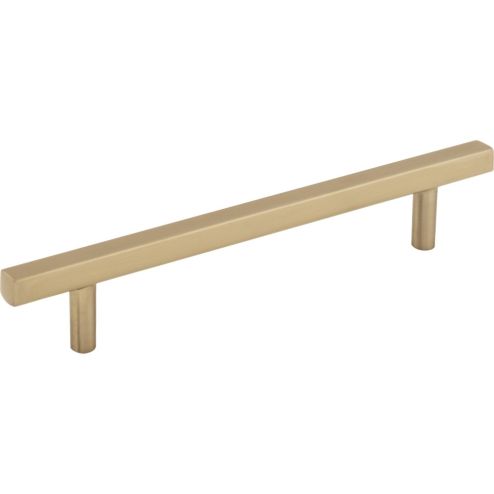 128 mm Center-to-Center Satin Bronze Square Dominique Cabinet Bar Pull - 845-128SBZ