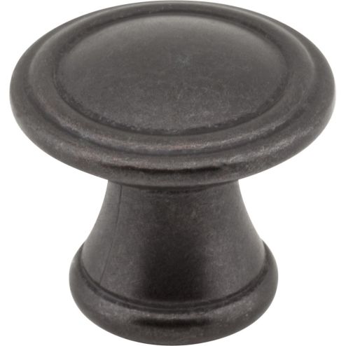 1-3/16" Diameter Gun Metal Chesapeake Cabinet Knob - Z110-DACM
