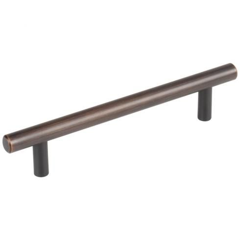 128 mm Center-to-Center Dark Brushed Bronze Naples Cabinet Bar Pull - 176DBB