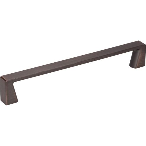 160 mm Center-to-Center Brushed Oil Rubbed Bronze Square Boswell Cabinet Pull - 177-160DBAC