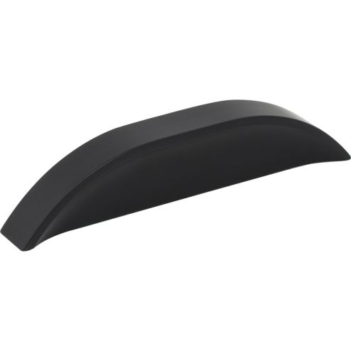 3" / 96 mm Center-to-Center Matte Black Elara Cabinet Pinch Pull - 484-396MB