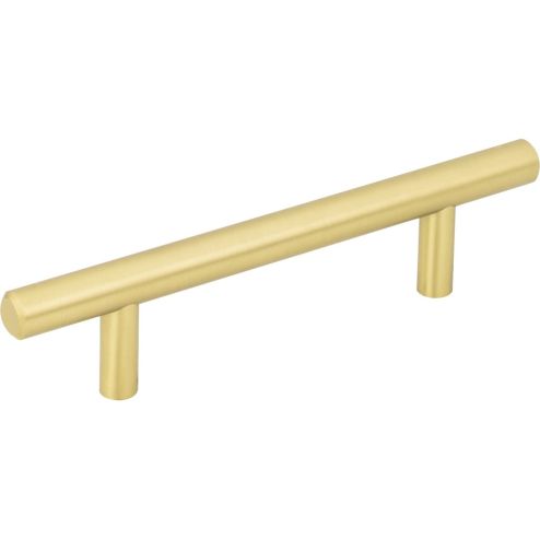 3" Center-to-Center Brushed Gold Naples Cabinet Bar Pull - 136BG