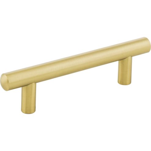96 mm Center-to-Center Brushed Gold Key West Cabinet Bar Pull - 152BG