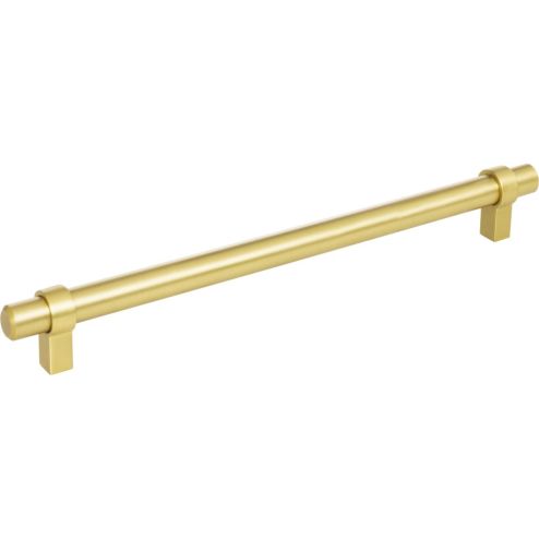224 mm Center-to-Center Brushed Gold Key Grande Cabinet Bar Pull - 5224BG