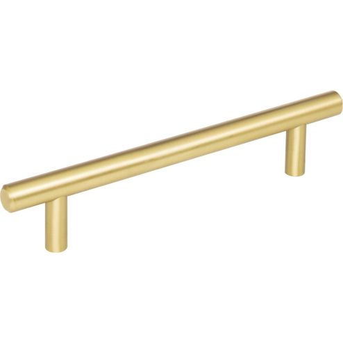 128 mm Center-to-Center Brushed Gold Naples Cabinet Bar Pull - 176BG