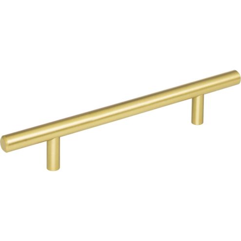 128 mm Center-to-Center Brushed Gold Naples Cabinet Bar Pull - 206BG
