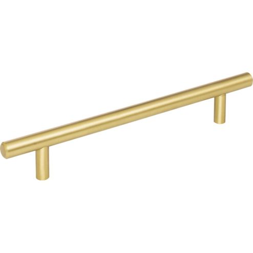 160 mm Center-to-Center Brushed Gold Naples Cabinet Bar Pull - 220BG