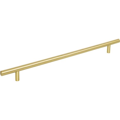 288 mm Center-to-Center Brushed Gold Naples Cabinet Bar Pull - 368BG