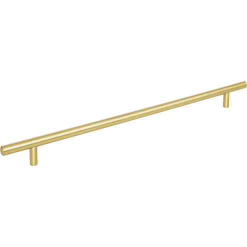 319 mm Center-to-Center Brushed Gold Naples Cabinet Bar Pull - 399BG
