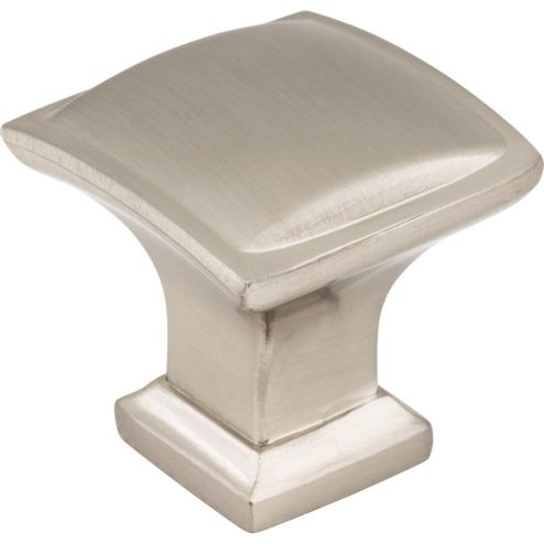 1-1/4" Overall Length Satin Nickel Square Annadale Cabinet Knob - 435SN
