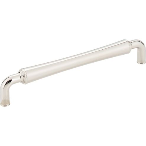 160 mm Center-to-Center Polished Nickel Barrel Bremen 2 Cabinet Pull - 537-160NI
