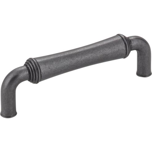 96 mm Center-to-Center Gun Metal Barrel Bremen 2 Cabinet Pull - 537DACM