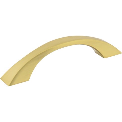 96 mm Center-to-Center Brushed Gold Flared Philip Cabinet Pull - 767-96BG