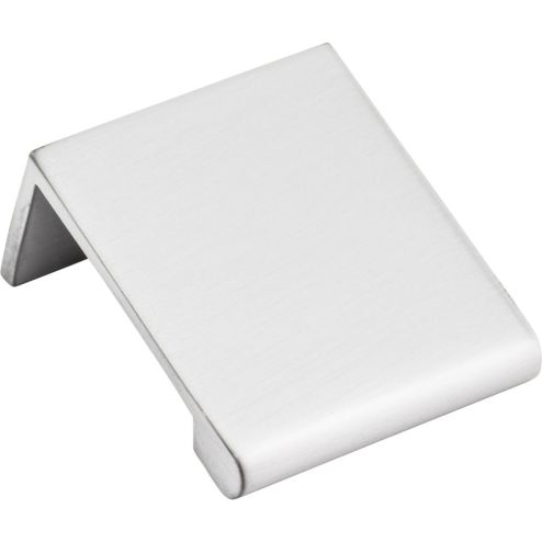 1-1/4" Overall Length Brushed Chrome Edgefield Cabinet Tab Pull - A500-125BC