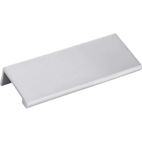 4" Overall Length Brushed Chrome Edgefield Cabinet Tab Pull - A500-4BC