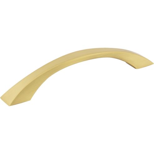 128 mm Center-to-Center Brushed Gold Flared Philip Cabinet Pull - 767-128BG