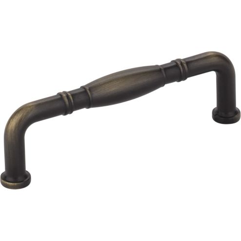 96 mm Center-to-Center Antique Brushed Satin Brass Durham Cabinet Pull - Z290-96-ABSB