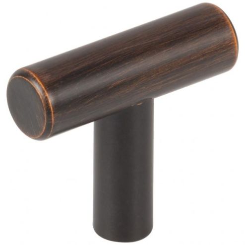 1-9/16" Dark Brushed Bronze Overall Length Naples Cabinet "T" Knob - 40DBB