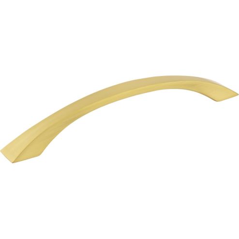 160 mm Center-to-Center Brushed Gold Flared Philip Cabinet Pull - 767-160BG