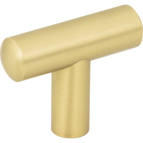 1-7/8" Overall Length Brushed Gold Key West Cabinet Bar Pull - 48BG